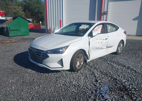 2020 Hyundai Elantra Sel z USA, uszkodzony, nr VIN 5NPD84LF8LH503512